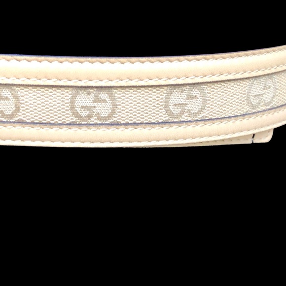Gucci beige logo monogram belt - Picture 10 of 16